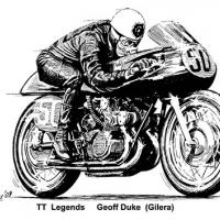 TT Legends - Geoff Duke (Gilera)